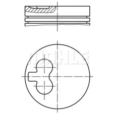 627 34 00 MAHLE Поршень