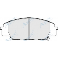 PAD1128 APEC Комплект тормозных колодок, дисковый тормоз