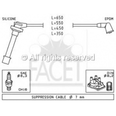 4.9399 FACET Комплект проводов зажигания