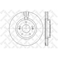 6020-3415V-SX STELLOX Тормозной диск