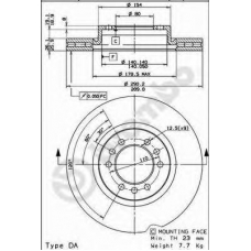 BS 8706 BRECO Тормозной диск