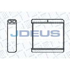 220M16 JDEUS Теплообменник, отопление салона