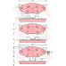 GDB4008 TRW Комплект тормозных колодок, дисковый тормоз