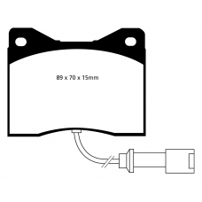 DP3753/2C EBC Brakes Колодки тормозные