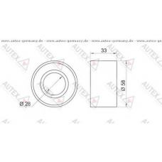654241 AUTEX Натяжной ролик, ремень грм