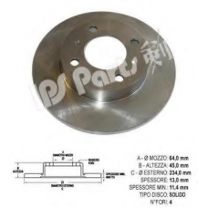 IBT-1538 IPS Parts Тормозной диск