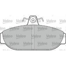 540414 VALEO Комплект тормозных колодок, дисковый тормоз