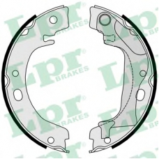 09760 LPR Комплект тормозных колодок, стояночная тормозная с
