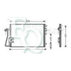 CO0177 EQUAL QUALITY Конденсатор, кондиционер