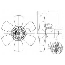 47429 NRF Вентилятор, охлаждение двигателя