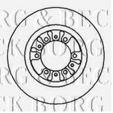 BBD5044 BORG & BECK Тормозной диск