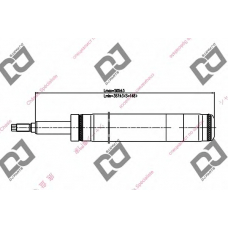 DS1388GC DJ PARTS Амортизатор