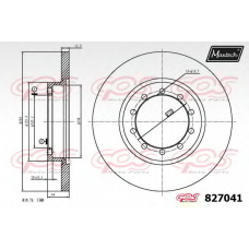 827041.6060 MAXTECH Тормозной диск