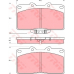 GDB4076 TRW Комплект тормозных колодок, дисковый тормоз