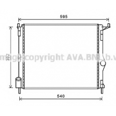 RTA2476 AVA Радиатор, охлаждение двигателя