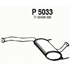P5033 FENNO Средний глушитель выхлопных газов