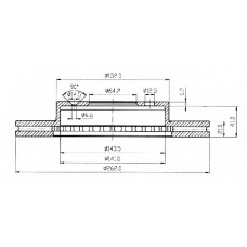 BDC3800 QH Benelux Тормозной диск