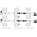 XC848 QUINTON HAZELL Комплект проводов зажигания