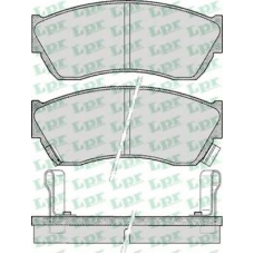 05P343 LPR Комплект тормозных колодок, дисковый тормоз
