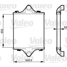 818881 VALEO Интеркулер