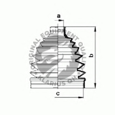 QJB901 QH Benelux Комплект пылника, приводной вал