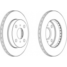 DDF948-1 FERODO Тормозной диск