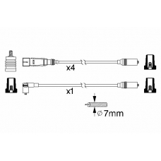 0 986 356 339 BOSCH Комплект проводов зажигания