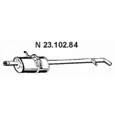 23.102.84 EBERSPACHER Глушитель выхлопных газов конечный