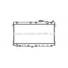 MZA2087 AVA Радиатор, охлаждение двигателя
