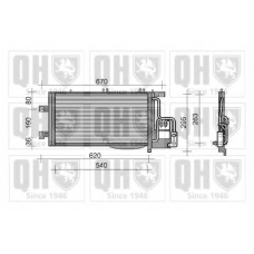 QCN404 QUINTON HAZELL Конденсатор, кондиционер