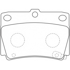 FP0733 FIT Комплект тормозных колодок, дисковый тормоз