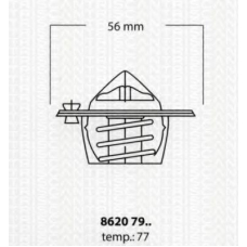 8620 7977 TRISCAN Термостат, охлаждающая жидкость
