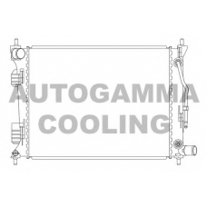 105834 AUTOGAMMA Радиатор, охлаждение двигателя