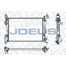 RA0070280 JDEUS Радиатор, охлаждение двигателя