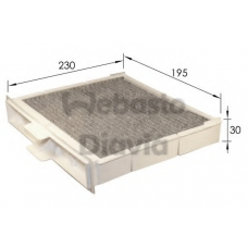 82D0325195CA WEBASTO Фильтр, воздух во внутренном пространстве