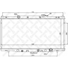 10-25389-SX STELLOX Радиатор, охлаждение двигателя