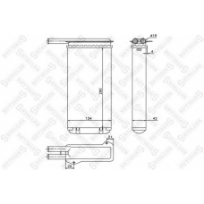 10-35022-SX STELLOX Теплообменник, отопление салона