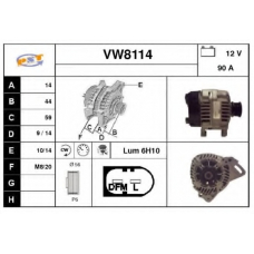 VW8114 SNRA Генератор