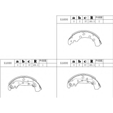 K6000 ASIMCO Комплект тормозных колодок