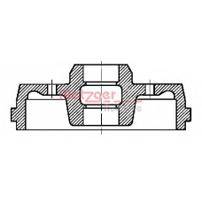 BT 721 METZGER Тормозной барабан