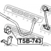 TSB-743 FEBEST Опора, стабилизатор
