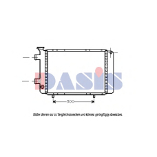 180042N AKS DASIS Радиатор, охлаждение двигателя