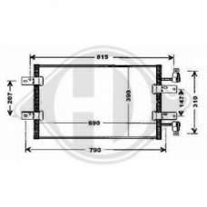 8449603 DIEDERICHS Конденсатор, кондиционер