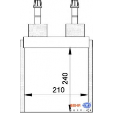 8FV 351 210-761 HELLA Испаритель, кондиционер