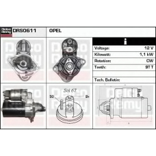 DRS0611 DELCO REMY Стартер