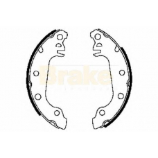 SH2139 BRAKE ENGINEERING Комплект тормозных колодок