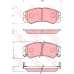 GDB7204 TRW Комплект тормозных колодок, дисковый тормоз