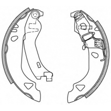 BSA2131.00 OPEN PARTS Комплект тормозных колодок