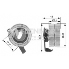 FS60999 FLENNOR Натяжной ролик, ремень грм