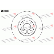 BS5322B FTE Тормозной диск